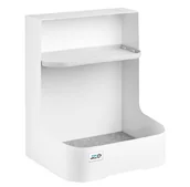 Inne meble biurowe - Ergo Office Pojemnik podbiurkowy / organizer z półką na akcesoria Ergo Office, biały, max. 5kg, ER-442 ER-442 - miniaturka - grafika 1