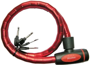 Master Lock VSA Van Spijk Zapięcie kablowe na klucz 100x1,8 cm, 8228EURDPRO 8228EURDPRO - Zabezpieczenia do roweru - miniaturka - grafika 4