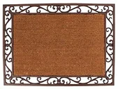 Wycieraczki - Esschert Design Wycieraczka w stylu wiejskiego domu Country rękodzieło LH48 - miniaturka - grafika 1