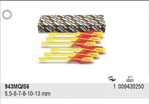 Beta KPL.KLUCZY NASADOWYCH Z RĘKOJ.6SZT.1000V 943MQ/S6 - Klucze i nasadki - miniaturka - grafika 2