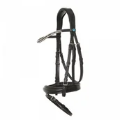 Ogłowia - Kieffer Ogłowie Essentials Romana - białe/czarne kryształki - ES0001-8234 - miniaturka - grafika 1