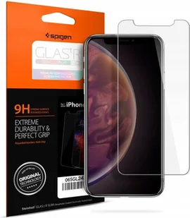 Spigen Szkło do etui Glas.tr Slim iPhone Xs/X 8809613760651 - Szkła hartowane na telefon - miniaturka - grafika 4