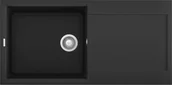 Zlewozmywaki - Elleci EASY 480 nero G40 GRANITEK (LGY48040) - miniaturka - grafika 1