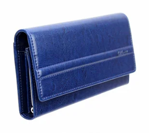 Wilmar (PL) Portfel Damski (PL) Klamra 16 cm Skóra Włoska Z Kartami P17 Ozdobna Nitka RFID - Portfele - miniaturka - grafika 2