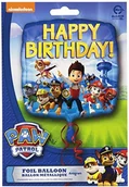 Urodziny dziecka - Amscan International Standard Vierkant-Paw Patrol Happy Birthday Ballon 3018001 - miniaturka - grafika 1
