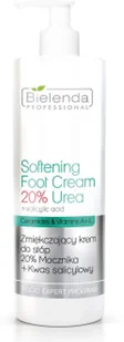 Bielenda Professional Softening Foot Cream 20% Urea + Salicylic Acid zmiękczającu krem do stóp 500ml - Pielęgnacja stóp - miniaturka - grafika 3