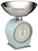 Wagi kuchenne - Kitchen Craft lnscal eblu waga kuchenna "Living nostalgia" 4 kg mechaniczne, nierdzewna, jasnoniebieski/srebrny, 30 x 18 x 18 cm LNSCALEBLU - miniaturka - grafika 1
