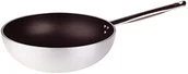 Woki - Pentole Agnelli pentole agnelli alsa2111wps32 linia aluminium 5 MM Platinum Wok z dnem, 32 cm ALSA2111WPS32 - miniaturka - grafika 1