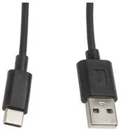LANBERG LANBERG Kabel USB-C > USB-A M/M 1M 2.0 czarny (CA-USBO-10CC-0010-BK) - Kable USB - miniaturka - grafika 4