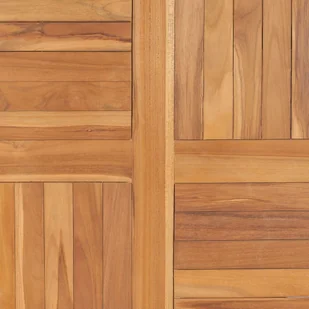 vidaXL Blat stołu, lite drewno tekowe, okrągły, 2,5 cm, 90 cm vidaXL - Blaty meblowe i parapety okienne - miniaturka - grafika 2