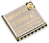 Podzespoły elektroniczne - OEM Moduł WiFi ESP-07S ESP8266 Black - 9 GPIO, ADC DNG-13212 - miniaturka - grafika 1