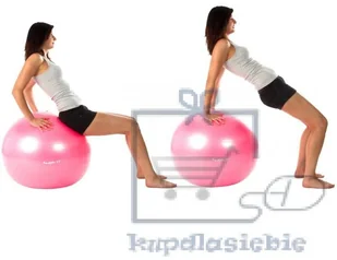 Movit Piłka gimnastyczna z pompką - 75 cm - fioletowa - Piłki do ćwiczeń Movit Piłka gimnastyczna z pompką - 75 cm - fioletowa - Piłki do ćwiczeń - miniaturka - grafika 2