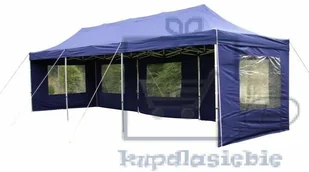 Garthen Pawilon ogrodowy rozkładany - niebieski, 3 x 9 m - Pawilony ogrodowe Garthen Pawilon ogrodowy rozkładany - niebieski, 3 x 9 m - Pawilony ogrodowe - miniaturka - grafika 1