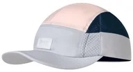 Czapki i chusty sportowe męskie - Buff Czapka do biegania z daszkiem 5 PANEL CAP Domus Light Grey - miniaturka - grafika 1