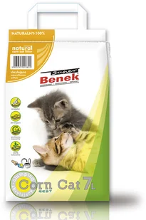 Certech Super Benek Corn Cat Naturalny 7l - Żwirek dla kotów - miniaturka - grafika 2
