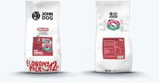 John Dog Good Form kurczak z wołowiną 12 kg - Sucha karma dla psów - miniaturka - grafika 3