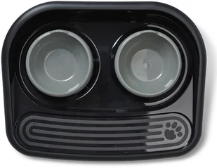 savic Savic Butler Happy Planet podwójna miska z podstawką - 2 x 300 ml - Miski dla kotów savic Savic Butler Happy Planet podwójna miska z podstawką - 2 x 300 ml - Miski dla kotów - miniaturka - grafika 1