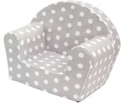 Wyposażenie pokoiku dziecięcego - Bino Fotelik, szary - miniaturka - grafika 1