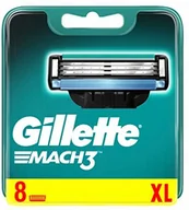 Maszynki do golenia i wkłady - Gillette Mach3 ostrza do golenia z ulepszonymi paskami wilgotności, 8 ostrzy wymiennych. 7702018515578 - miniaturka - grafika 1