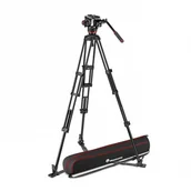 Statywy fotograficzne - Manfrotto Zestaw Twin Alu + głowica 504X - miniaturka - grafika 1