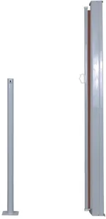 vidaXL Zwijana markiza boczna, 120 x 300 cm, brązowa - Markizy - miniaturka - grafika 3