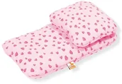 Akcesoria dla lalek - Pinolino Pinolino Sengetj til dukkevogn 2 dele Hjerter/Ro 27350-7 - miniaturka - grafika 1