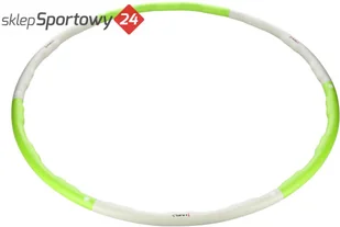 HMS HULA HOP 100CM SKŁADANY ZIEL-SZAR - Pozostały sprzęt i akcesoria do ćwiczeń - miniaturka - grafika 8