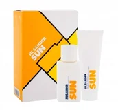 Zestawy perfum damskich - Jil Sander Jil Sander Sun zestaw 75 ml Edt 75ml + 75ml Żel pod prysznic dla kobiet - miniaturka - grafika 1