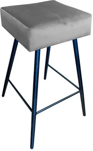 Hoker krzesło barowe Max podstawa czarna MG17 - Taborety i hokery - miniaturka - grafika 4