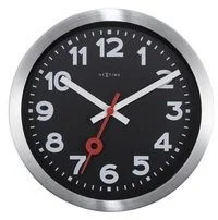Nextime Zegar ścienny, stojący z cyframi, Station, czarny, 19x3,5 cm - Zegary - miniaturka - grafika 3