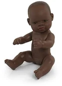 Lalki dla dziewczynek - Miniland 31034 torebka  Baby afrykańskie dziewcząt  bez bieliznę, 32 cm - miniaturka - grafika 1