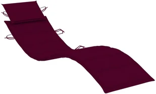 vidaXL Ogrodowy leżak z poduszką lite drewno akacjowe 3061581 - Leżaki ogrodowe - miniaturka - grafika 7