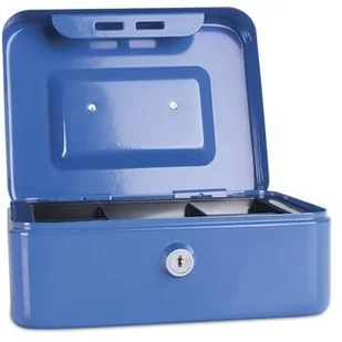 Donau Kasetka na pieniądze , średnia, 200x90x160mm, niebieska 5232001PL-10 - Sejfy i kasy pancerne - miniaturka - grafika 3