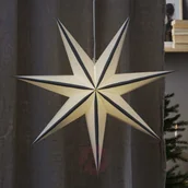 Ozdoby bożonarodzeniowe - Best Season Gwiazda Randi z papieru biała, szara - miniaturka - grafika 1