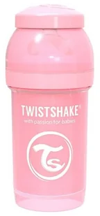 Twistshake Butelka antykolkowa, Różowy, 330 ml - Butelki dla niemowląt - miniaturka - grafika 4