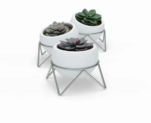 Umbra Komplet doniczek Potsy 3 szt. białe 1013191-670 - Donice - miniaturka - grafika 11