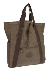 Bag Street Praktyczny Plecak Torebka 2 w 1 BAG STREET 2247 BEŻOWY - Plecaki - miniaturka - grafika 3