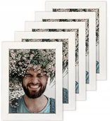 Ramki na zdjęcia - NA Zestaw 5 ramek zdjęcie 15x21 Italia biała - miniaturka - grafika 1