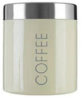 Pozostałe akcesoria kuchenne - Premier Housewares Premier housewares puszka do kawy, emalia, kolor kremowy (0508682) - miniaturka - grafika 1