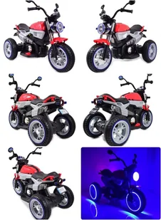 Import SUPER-TOYS NAJNOWSZY WIELKI MOTOR BQ-8188-FLASHING CZERWONY - Pojazdy elektryczne dla dzieci - miniaturka - grafika 24