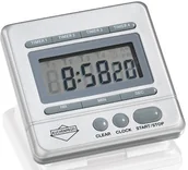 Pozostałe akcesoria barmańskie - Küchenprofi 1009270000 Timer 4-krotnie, stal nierdzewna, Biały, 4 x 8 x 8 cm 286477 - miniaturka - grafika 1