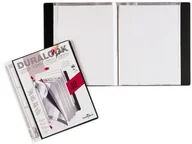 Koszulki na dokumenty - Durable Duralook Plus teczki prezentacyjne, czarny 243401 - miniaturka - grafika 1