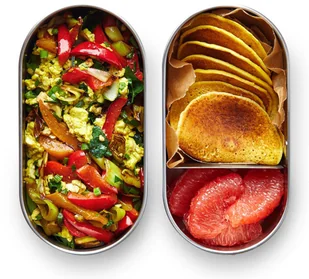 Black+Blum Stalowy pojemnik na żywność Bento Box almond / grey BAM-BT-L016 - Lunch boxy - miniaturka - grafika 11