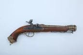 Repliki - broń - Denix SA REPLIKA WŁOSKI PISTOLET SKAŁKOWY z XVIIIw MODEL 1104 L 1104 L - miniaturka - grafika 1