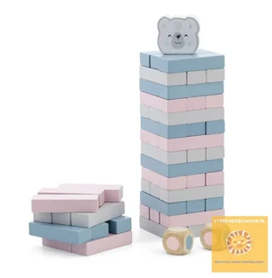 Viga Toys Drewniana gra Jenga Viga PolarB - Tablice dla dzieci - miniaturka - grafika 2