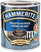 Farby do metalu - Hammerite Farba do metalu Prosto Na Rdzę młotkowy brązowy 0 7 l - miniaturka - grafika 1