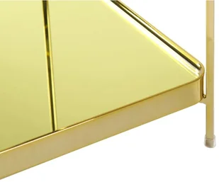 Beliani Stolik pomocniczy mały złoty ALSEA - Meblościanki - miniaturka - grafika 8