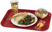 Akcesoria gastronomiczne - Cambro Taca do baru szybkiej obsługi 300x410 mm, czerwona 1216FF163 1216FF163 - miniaturka - grafika 1