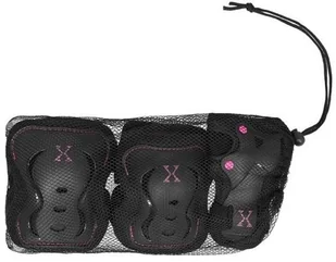 Nils Extreme H320 CZARNO-RÓŻOWY ROZM. L ZESTAW OCHRANIACZY EXTREME 16-60-123 - Ochraniacze - miniaturka - grafika 9