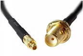 Pigtaile światłowodowe - Pigtail MMCX prosty SMA/ż 20 cm) - miniaturka - grafika 1